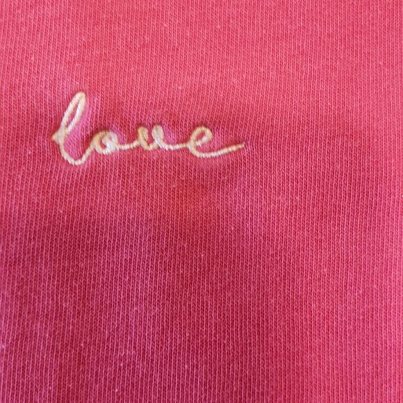 French Connection Sweat Shirt Bight Pink in Size Large - Picture 6 of 6